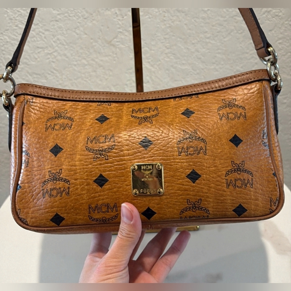 SOLD SOLD SOLD SOLD MCM Mini Bag Cognac EUC - Picture 3 of 11